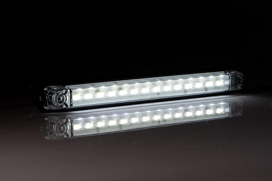 FRISTOM 12V-36V POZİSYON LAMBASI LEDLİ BEYAZ (242*20 MM) E9