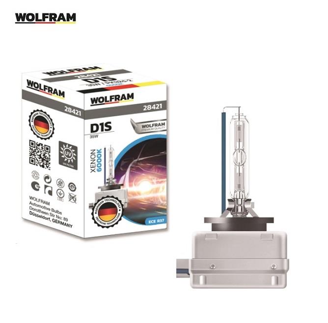WOLFRAM 12V-85V XENON AMPUL D1S 35W 6000K GERMANY