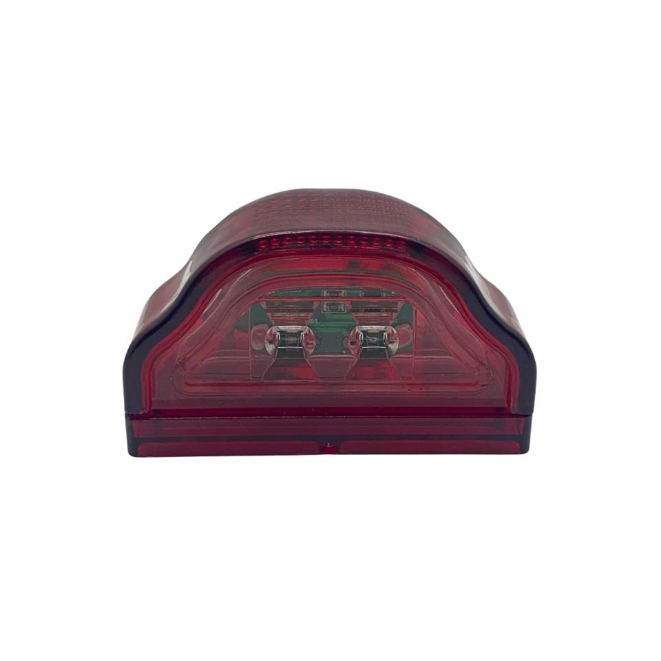 12V PLAKA-POZİSYON LAMBASI 2 LEDLİ (KIRMIZI) (101*60 MM)