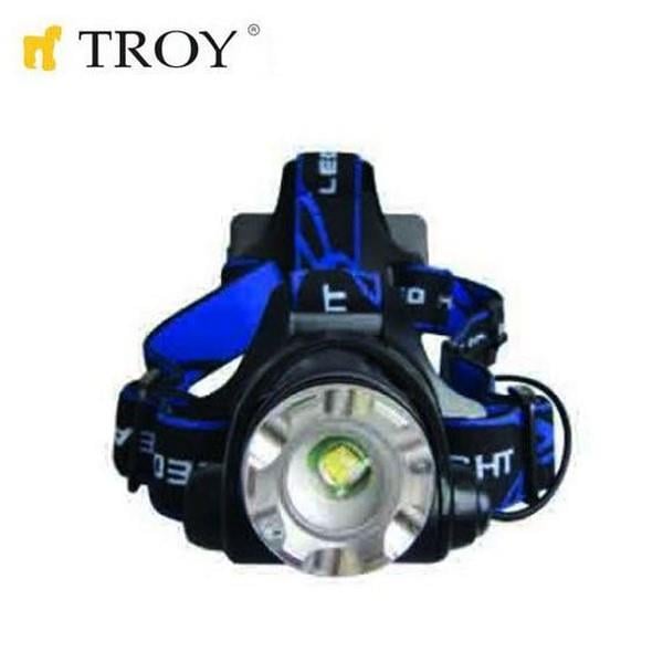 TROY KAFA FENERİ (COB LEDLİ ALIN ÇALIŞMA LAMBASI) 3 FONKSİYONLU ŞARJLI
