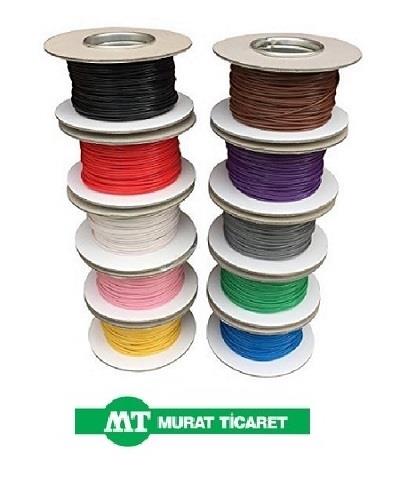 MURAT 4 MM TESİSAT KABLOSU (KALAYLI) (GRİ) (1 MT)