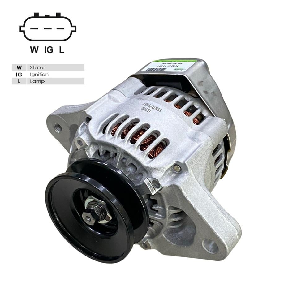 12V ALTERNATÖR DİNAMO NIPPON DENSO TİPİ 40 A (3 FİŞ) (W-IG-L) JOHNDEREE-KUBOTA-NEW HOLLAND-YANMAR