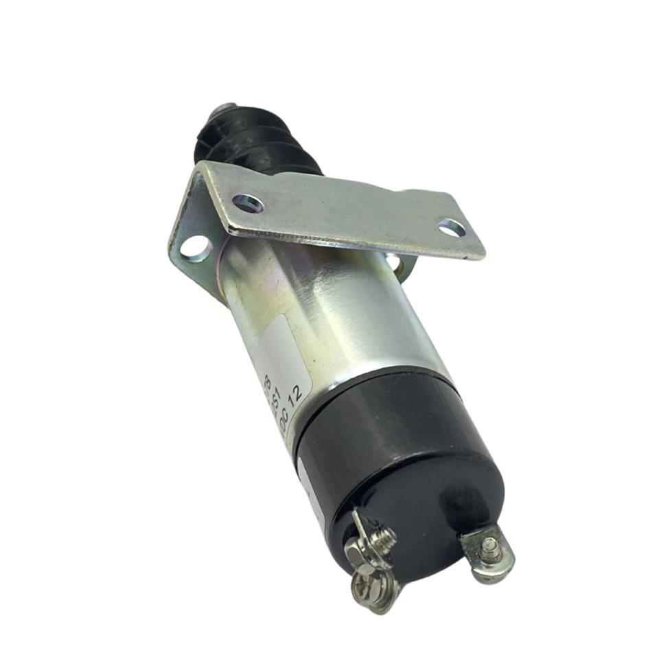 12V STOP SELENOİDİ ÖNDEN AYAKLI (3 ÇIKIŞ) (PLATİNLİ) LISTER PETER JENERATÖR