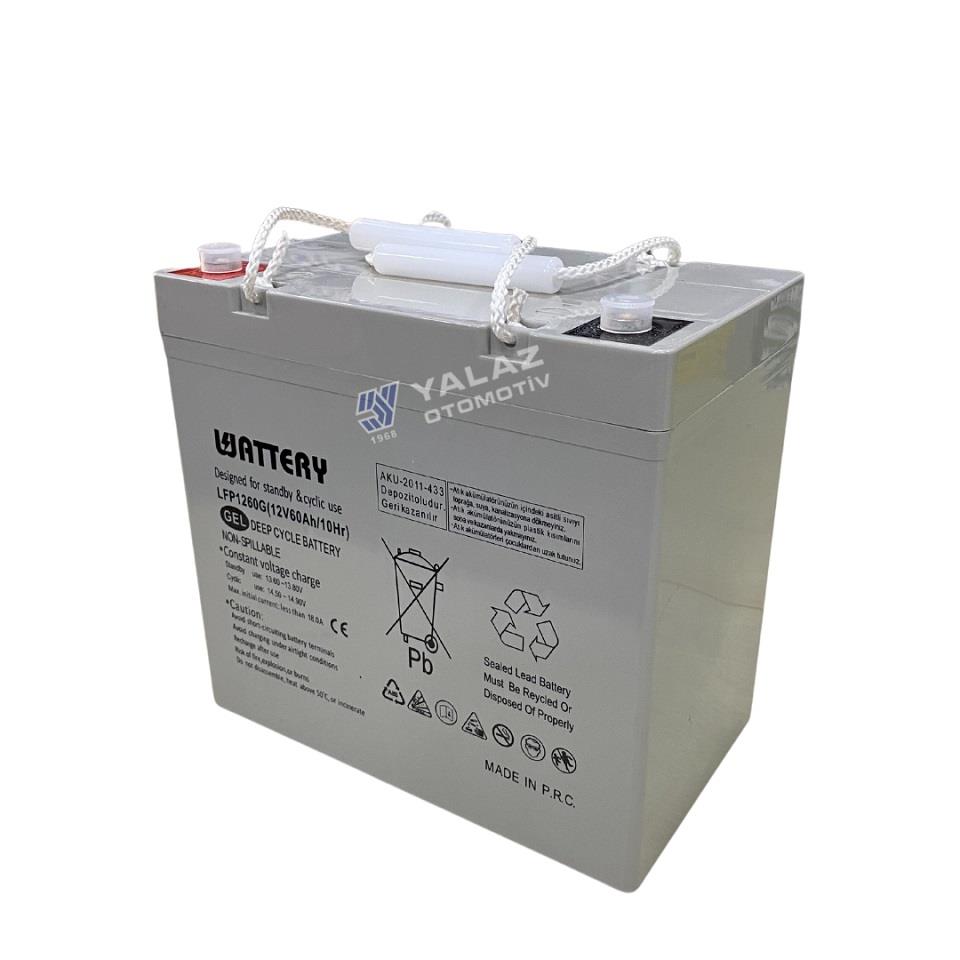 WATTERY 12V 60 AH JEL AKÜ (226*135*210)