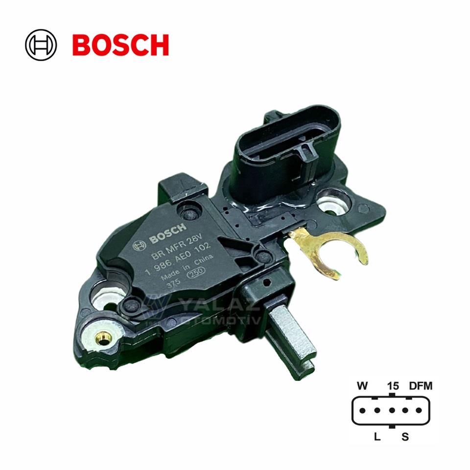 BOSCH 24V KÖMÜRLÜ KONJEKTÖR F00M (W-L-15-S-DFM) RENAULT-VOLVO