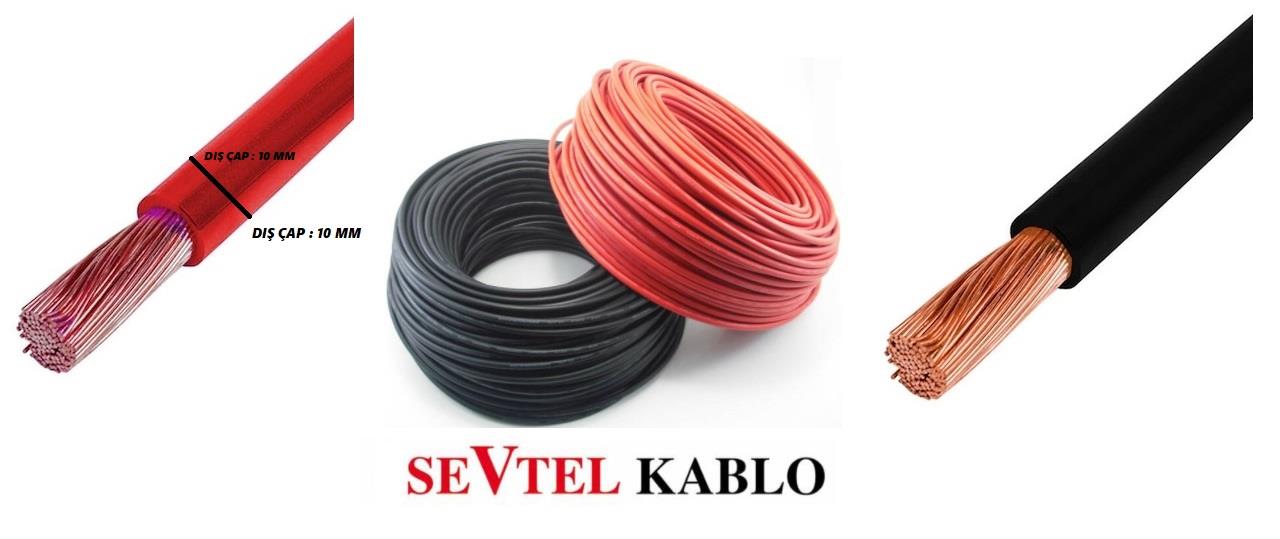SEVTEL 25 MM AKÜ KABLOSU (KIRMIZI) (1 MT)