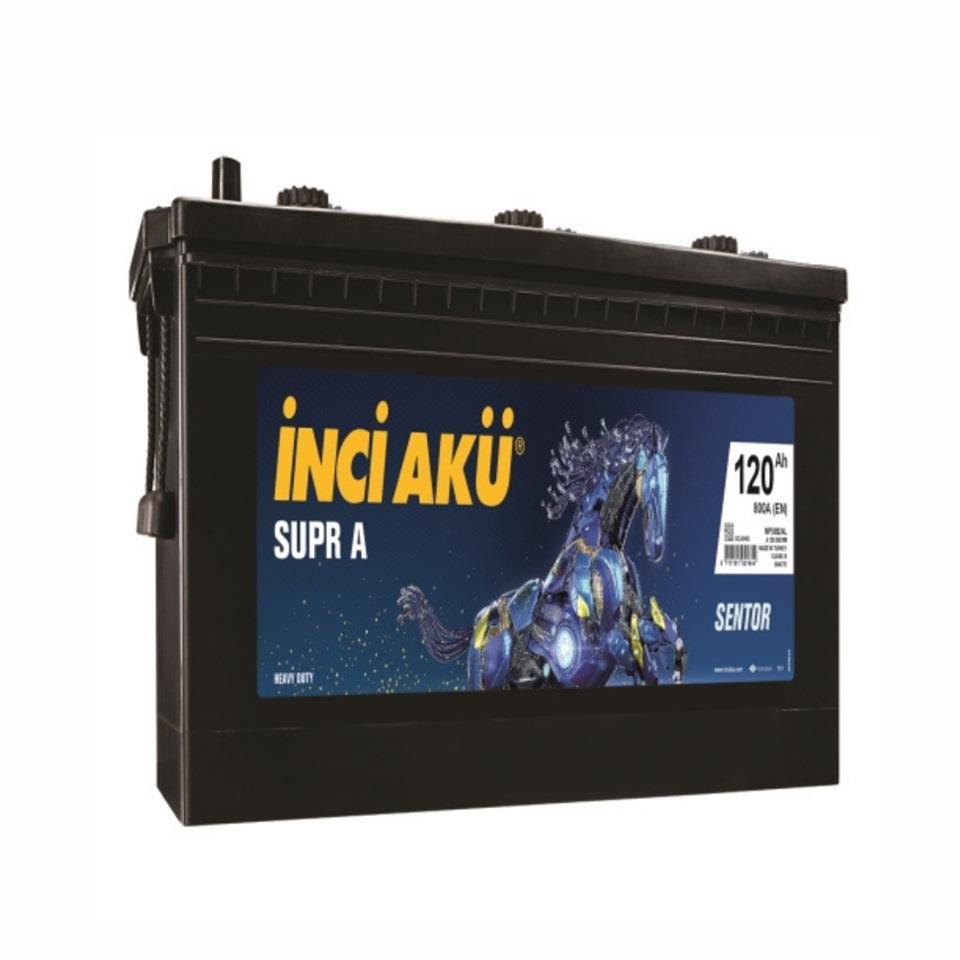 İNCİ 12V 120 AH AKÜ SUPR A SENTOR 800 A (EN) (513*189*217)