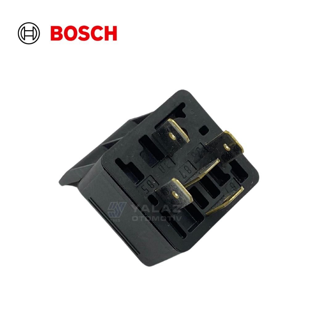 BOSCH 12V RÖLE 5 UÇLU 30 A (TEK PLATİN) (30-85-86-87-87) PORTUGAL