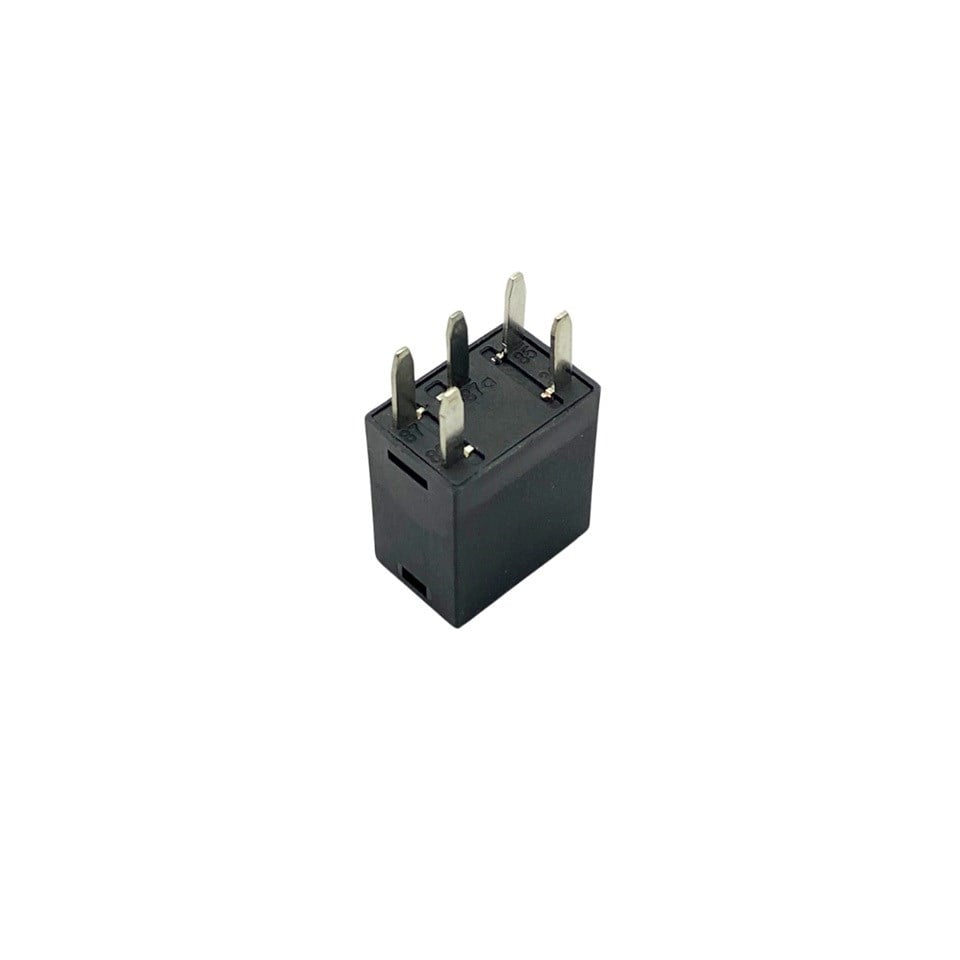12V RÖLE 5 UÇLU 30/40 A MİKRO (USA TİPİ) (ÇİFT PLATİN) (DİRENÇLİ) (30-85-86-87-87a)
