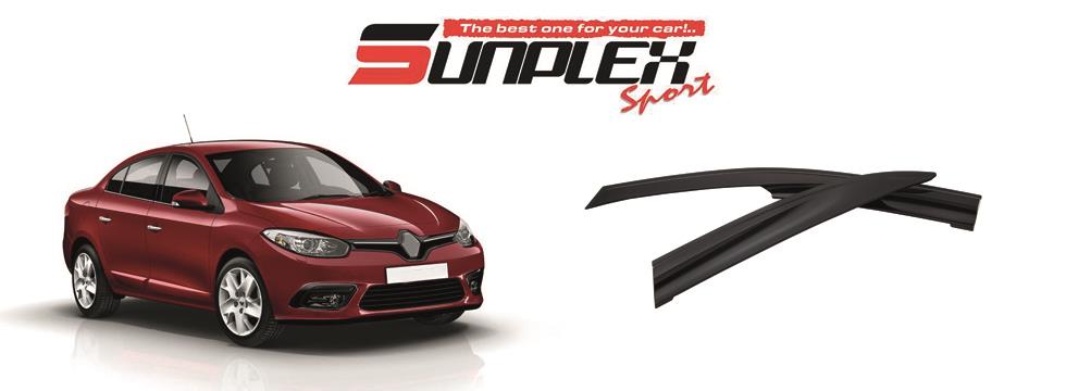 SUNPLEX CAM RÜZGARLIĞI MUGEN RENAULT FLUENCE 2009 > (4 AD)