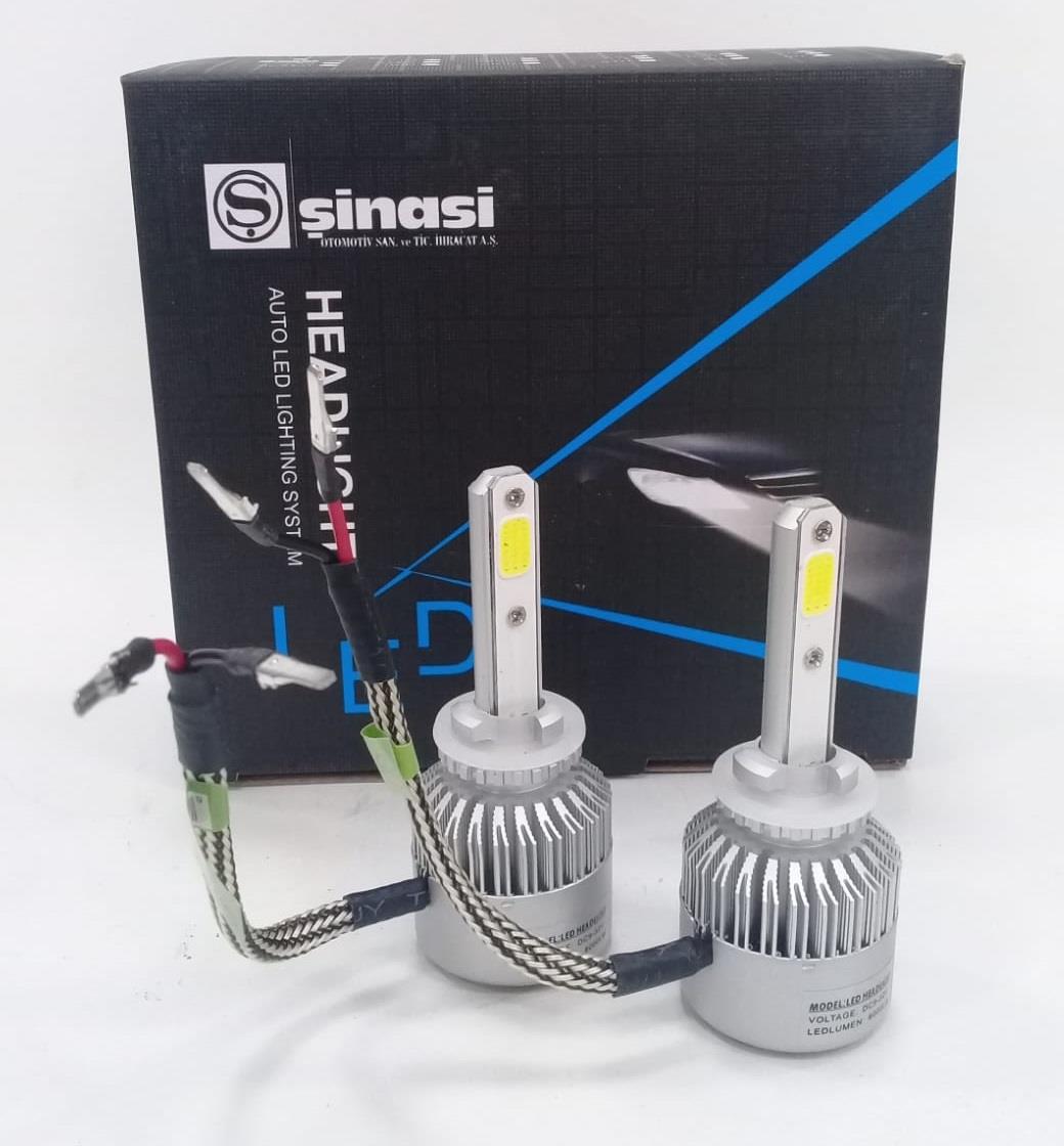 9-32V H3 COB LED XENON FAR AMPUL SETİ 6500K 8000 LÜMEN