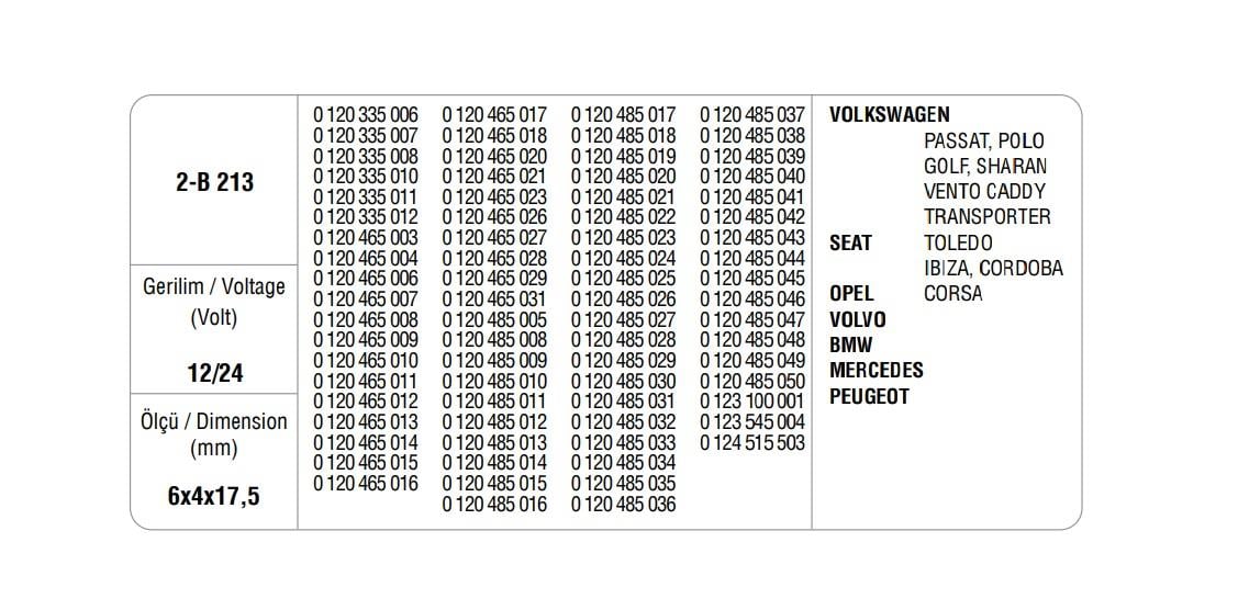 12V-24V ALTERNATÖR KÖMÜRÜ BOSCH TİPİ F00M (TELLİ) (2 AD)