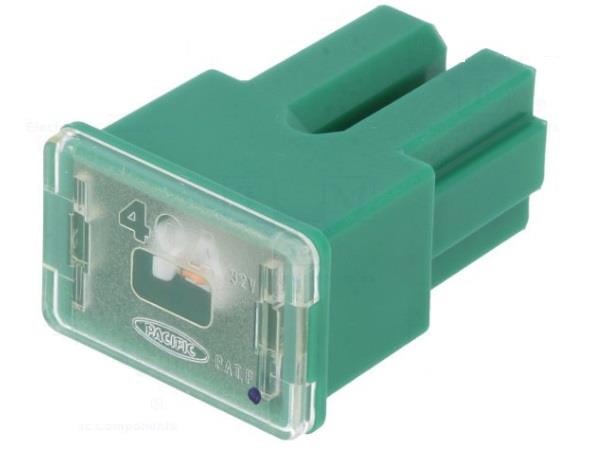 MTA DİŞİ SİGORTA 40 A (UZUN YIRTMAÇ) YEŞİL (22*31 MM)