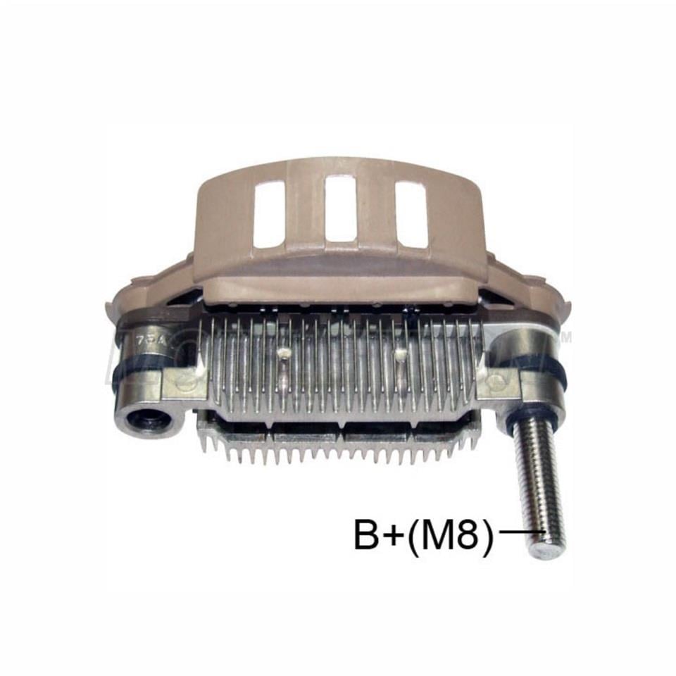 DİYOT TABLASI  TARAK 75 MM  8 DİYOT (M8 SAĞ CIVATA) (İKAZ DİYOTSUZ) MITSUBISHI COLT/L200 2015 >