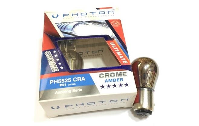 PHOTON 12V 1016 AMPUL 21/5W SARI DİADEM KROM (YAKIN TIRNAK) (2 AD)