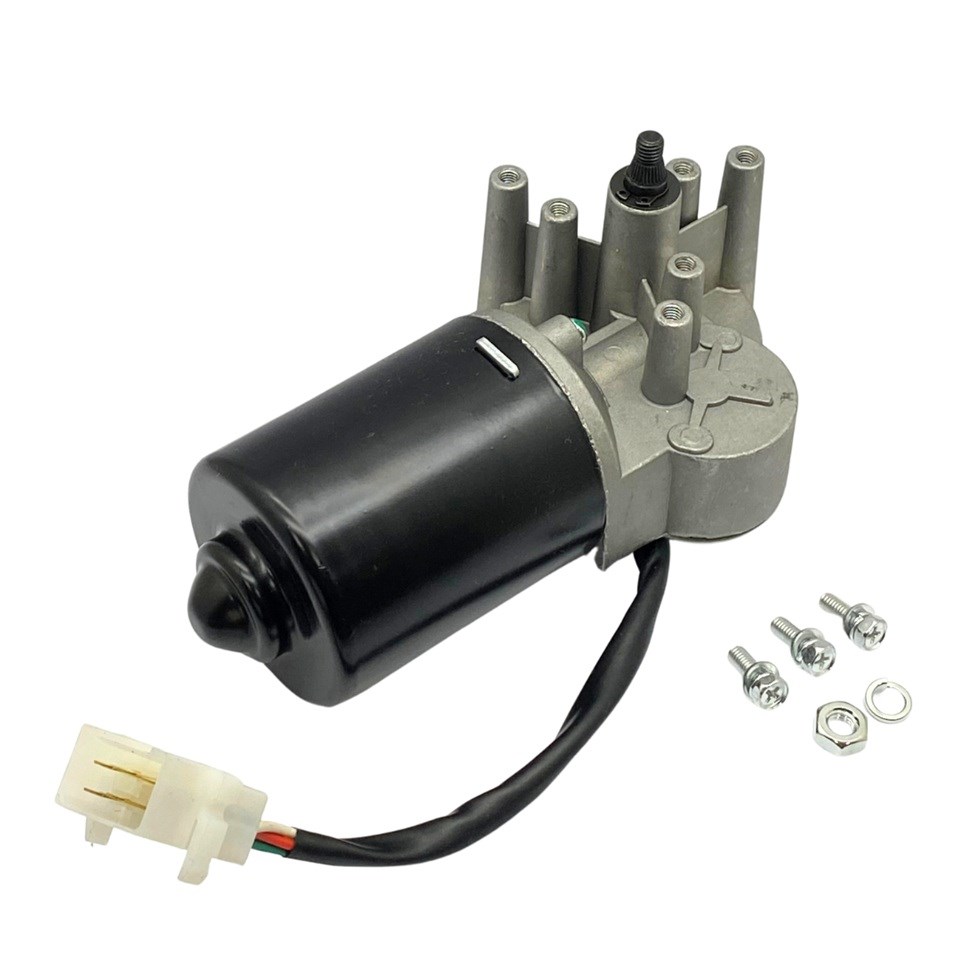 24V SİLECEK MOTORU AĞIR HİZMET (KABLOLU SOKETLİ 5 FİŞ)