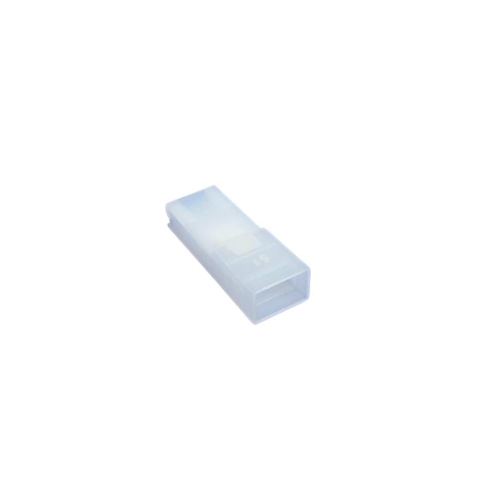 TEKLİ KONNEKTOR KİLİTLEMELİ (FİŞ KILIFI) STANDART 6.3 MM (BEYAZ)