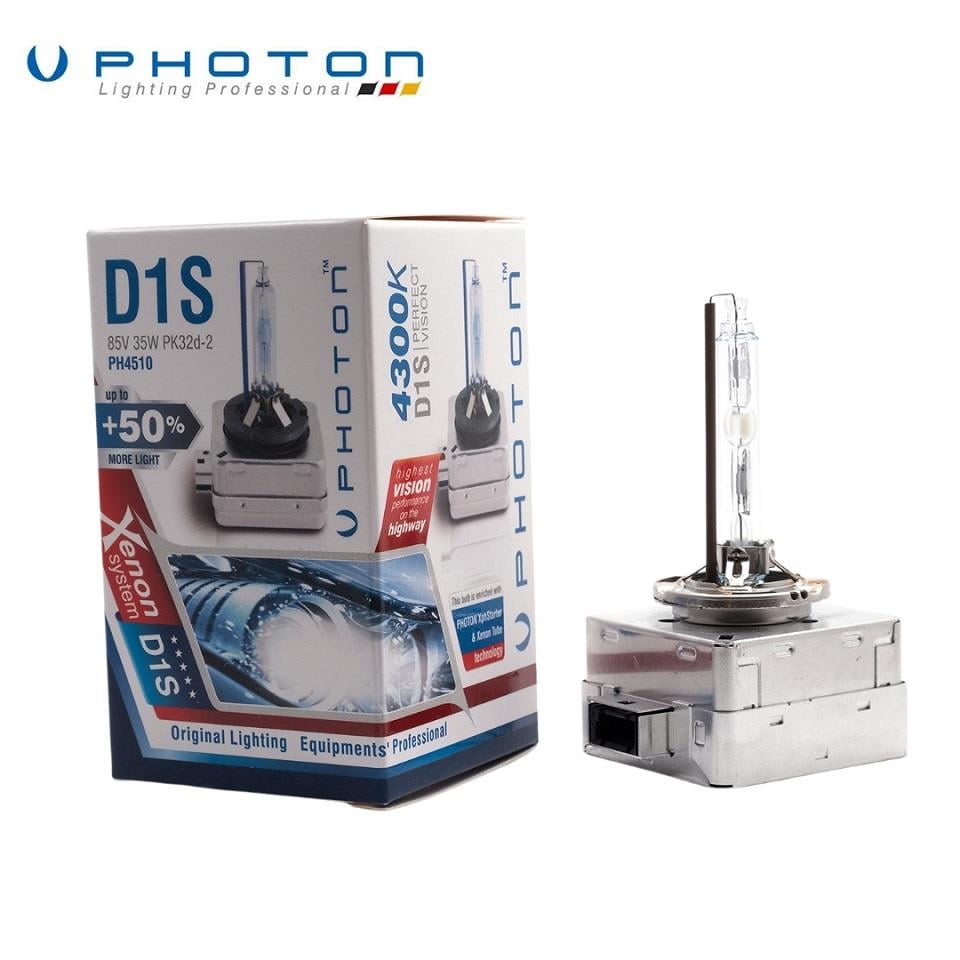 PHOTON 12V-85V XENON AMPUL D1S 35W +%50 FAZLA IŞIK 4300K