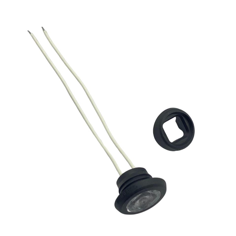 FRISTOM 12V-24V GÖZ-AYNA ALTI-GÜNDÜZ SÜRÜŞ LAMBASI LED BEYAZ (ÇAP:20 MM) E9