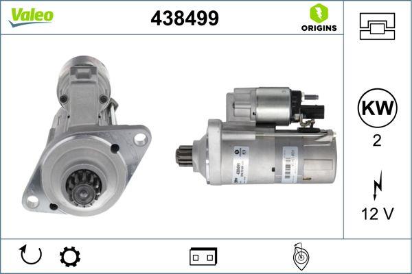 VALEO 12V MARŞ MOTORU 12 DİŞ 2 KW AUDI A3/A4/Q3-SEAT ALTEA/LEON-SKODA OCTAVIA/SUPERB-VW CADDY/GOLF 
