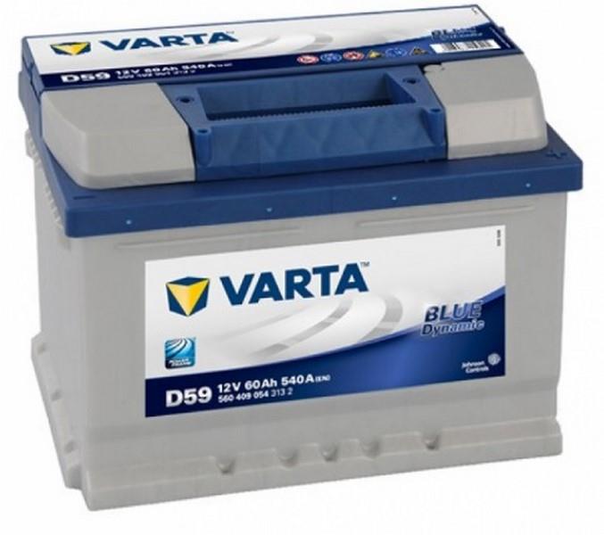 VARTA 12V 60 AH AKÜ BLUE DYNAMIC CCA 540 A (EN) (242*175*175) (ALÇAK)