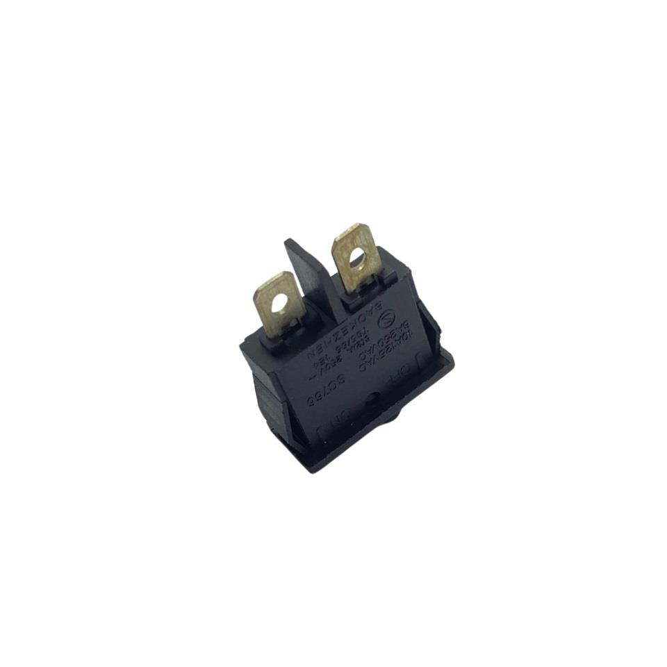 TUŞLU ANAHTAR MİNİ DAR TİP IŞIKSIZ SİYAH (ON-OFF) (10A 250V AC / 6A 125V AC)