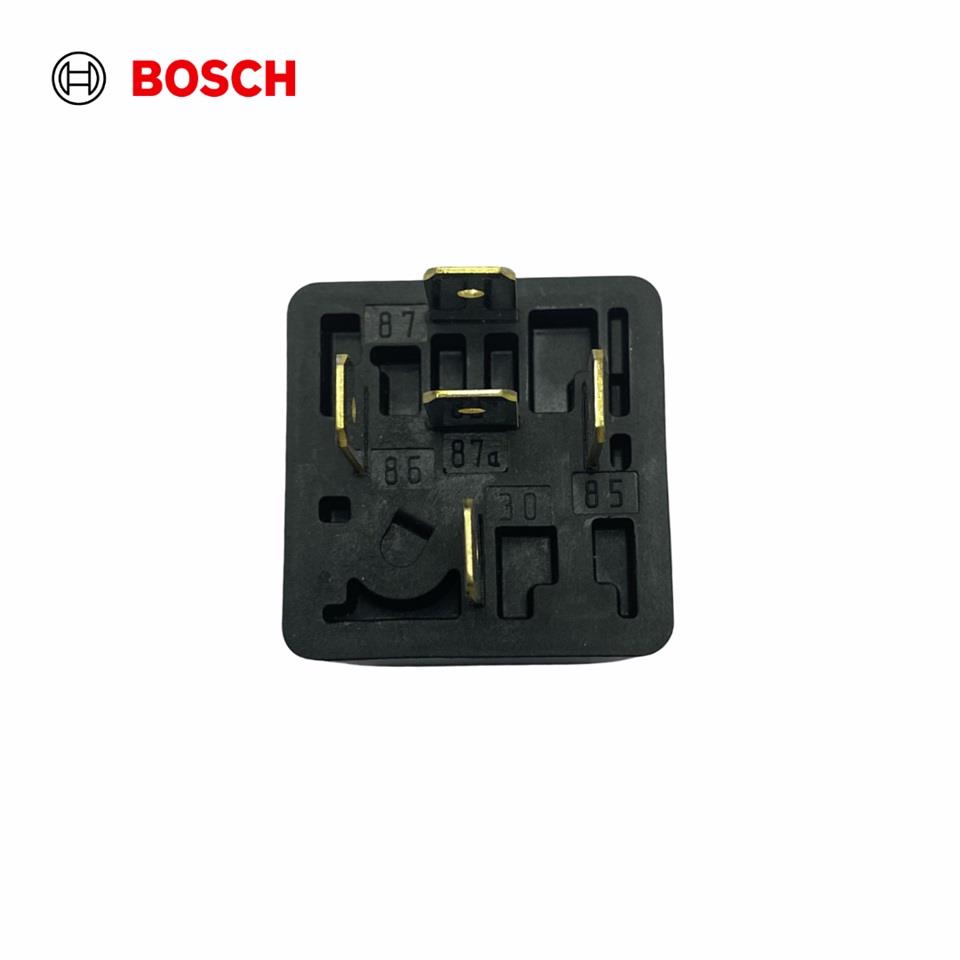 BOSCH 12V RÖLE 5 UÇLU 20/30A (ÇİFT PLATİN) (DİYOTLU) (30-85-86-87-87a) PORTUGAL