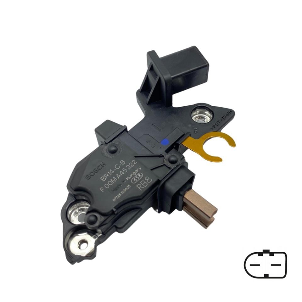 BOSCH 12V KÖMÜRLÜ KONJEKTÖR F00M (YAN SOKET) (BSS-DFM) (155 A) BMW