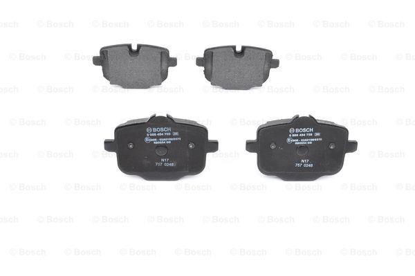 BOSCH ARKA FREN BALATASI BMW 5/6/7/X3 SERİSİ 2010 >