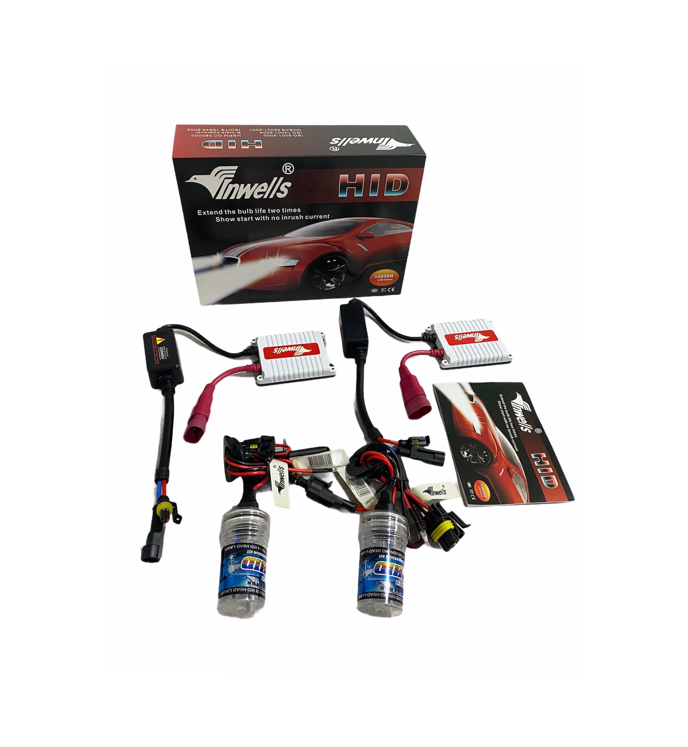 INWELLS 12V XENON SET H27 8000K