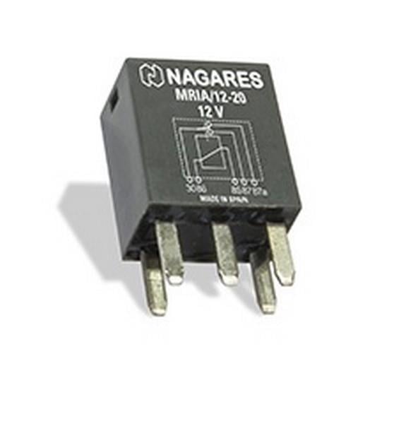 MAHLE-NAGARES 12V RÖLE 5 UÇLU 20/30 A MİKRO (USA TİPİ) (ÇİFT PLATİN) (30-85-86-87-87a)