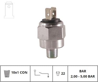 KLF HİDROLİKLİ FREN MÜŞÜRÜ (2.00-5.00 BAR) (M10X1) (KONİK İNCE DİŞ)