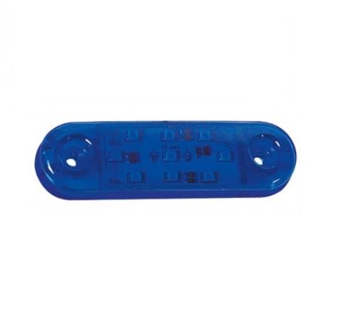 12V-24V PARMAK LAMBA 9-LEDLİ MAVİ GENİŞ (85*25 MM)