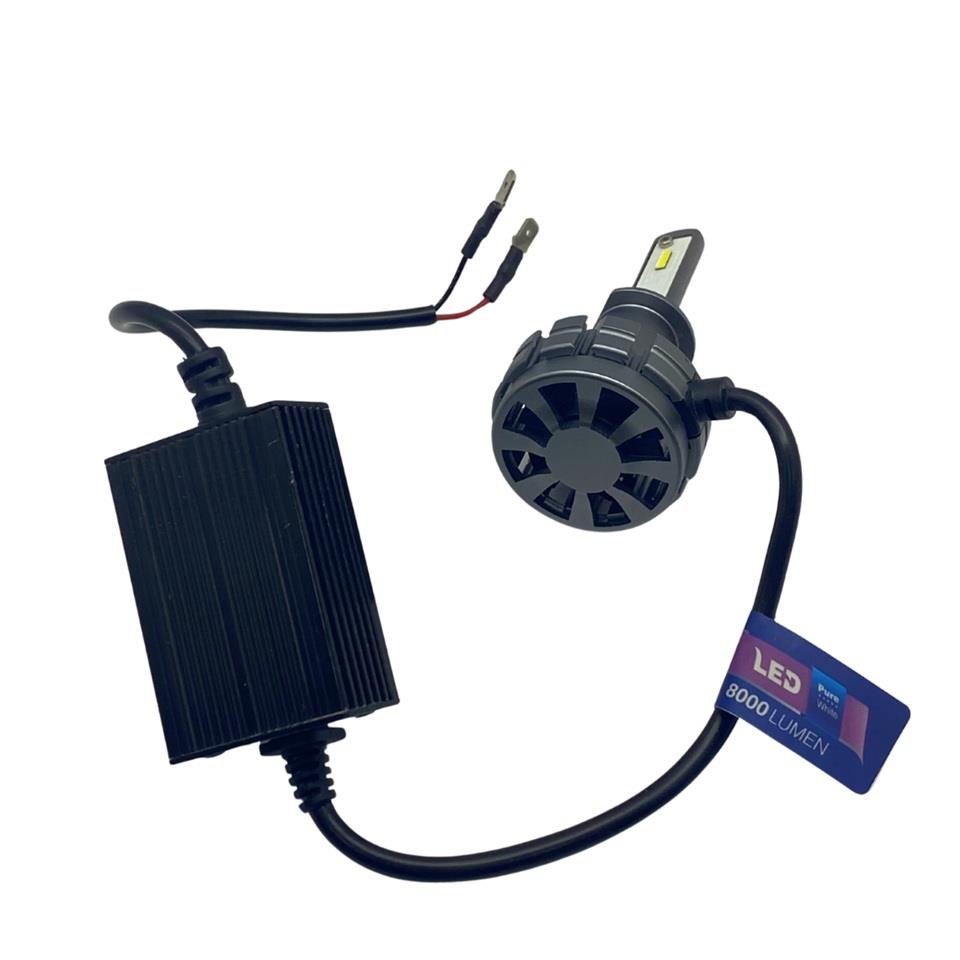 PHOTON 12V H1 CSP LED XENON FAR AMPULU 6000K 8000 LÜMEN MİLESTONE (1 AD) CANBUS