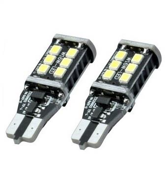 12V DİPSİZ AMPUL T10/T15 (16W) (15 LEDLİ) BEYAZ (2 AD)
