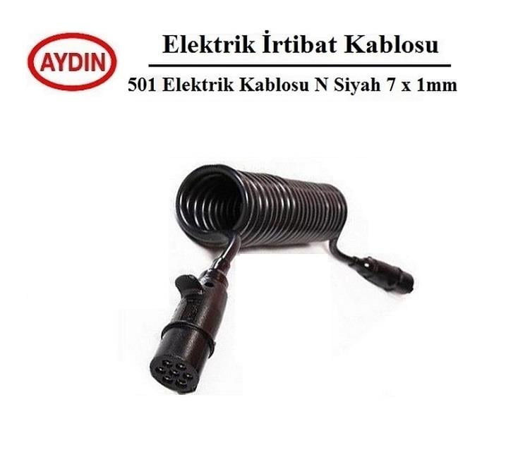 AYDIN TIR DORSE ELEKTRİK KABLOSU 7'Lİ (5.5 MT) (N TİPİ MAVİ)