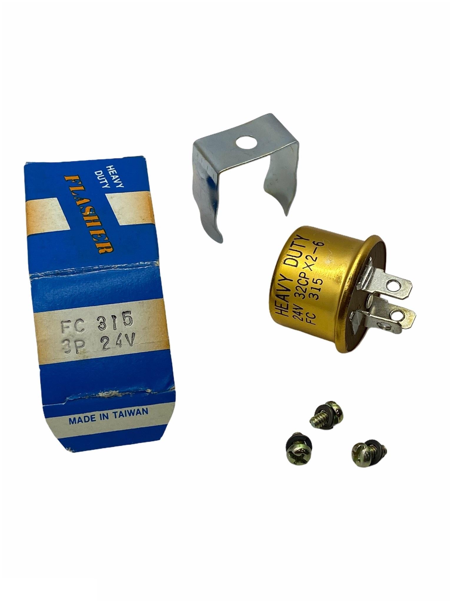 FLASHER 24V FLAŞÖR 3 UÇLU UNIVERSAL (ALÜMİNYUM) TAIWAN
