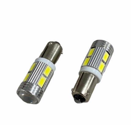 PREMIUM 12V H21 AMPUL 10 LEDLİ MERCEKLİ BEYAZ 6000K (BAY9s) (2 AD)