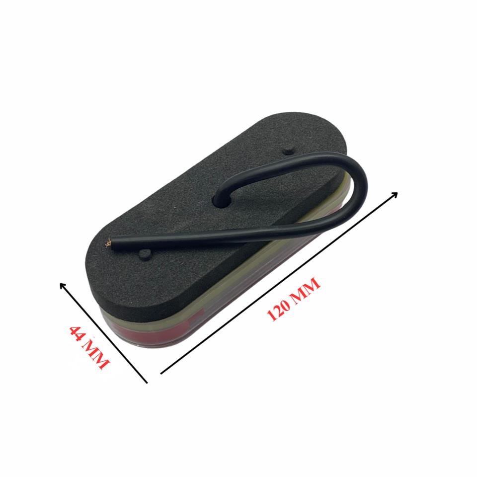 12V-24V İKAZ-POZİSYON LAMBASI (PLAKA LAMBASI) (3 FONKSİYONLU) (KIRMIZI NEON LEDLİ) (120*44 MM)