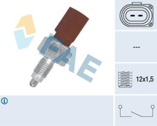 FAE GERİ VİTES MÜŞÜRÜ (2 FİŞ SOKETLİ) (M12 X 1.5) SPAIN AUDI-SKODA-SEAT-VW