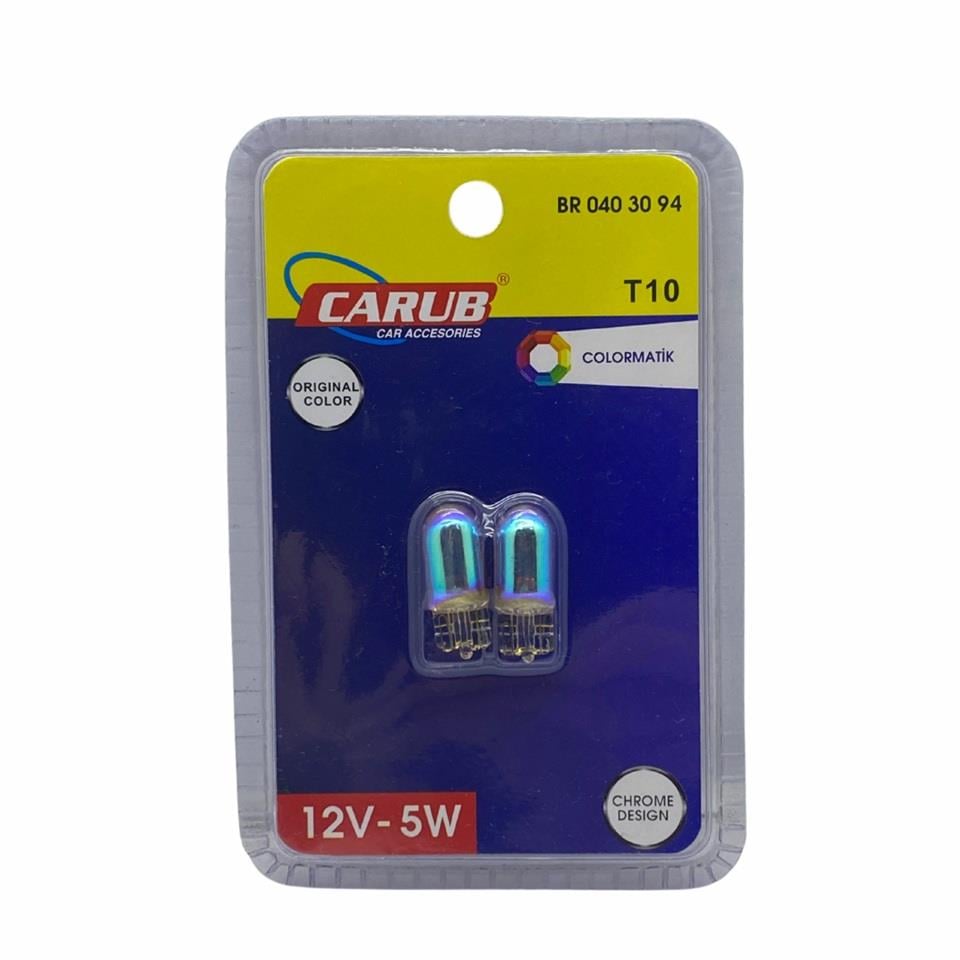 12V T10 DİPSİZ AMPUL 5W SARI (DİADEM) (2 AD) ITALY