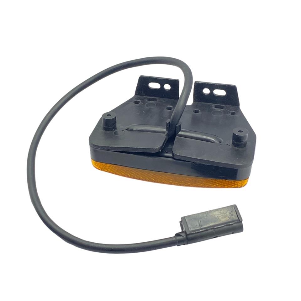 12V-24V DORSE YAN SİNYAL LAMBA SİDE MARKER (3 LEDLİ) (DIŞA BAĞLANTI) (OVAL) (110*48 MM)