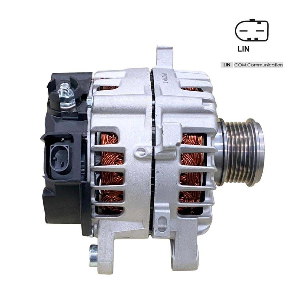 12V ALTERNATÖR DİNAMO 220 A (LIN) FORD FOCUS IV/TOURNEO CUSTOM/TRANSIT CUSTOM/V363