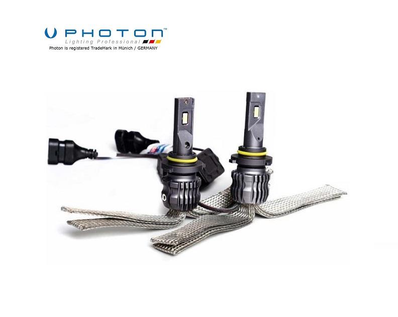 PHOTON 12V HB4 9006 CSP LED XENON FAR AMPUL SETİ 6000K 9500 LÜMEN FANSIZ
