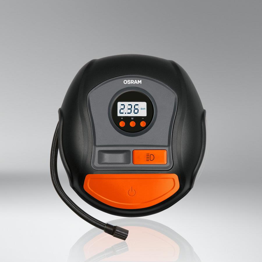 OSRAM 12V LASTİK ŞİŞİRME HAVA KOMPRESÖRÜ 120W (0-100 PSI / 0-6.9 BAR / 3.5 DK) (DİJİTAL)