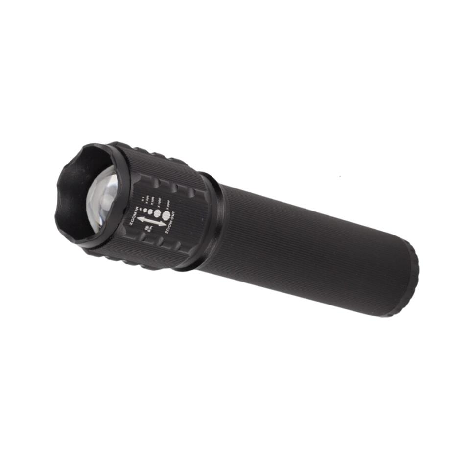EL FENERİ COB LED (4 FONKSİYONLU-ZOOMLU) (USB ŞARJLI) (METAL KASA PROFESYONEL) (140*32 MM) JF-72