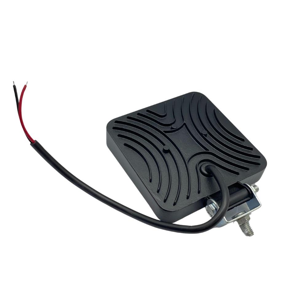 10V-30V ÇALIŞMA LAMBASI 9 X 3W POWER LEDLİ KARE (126*107 MM) SARI 