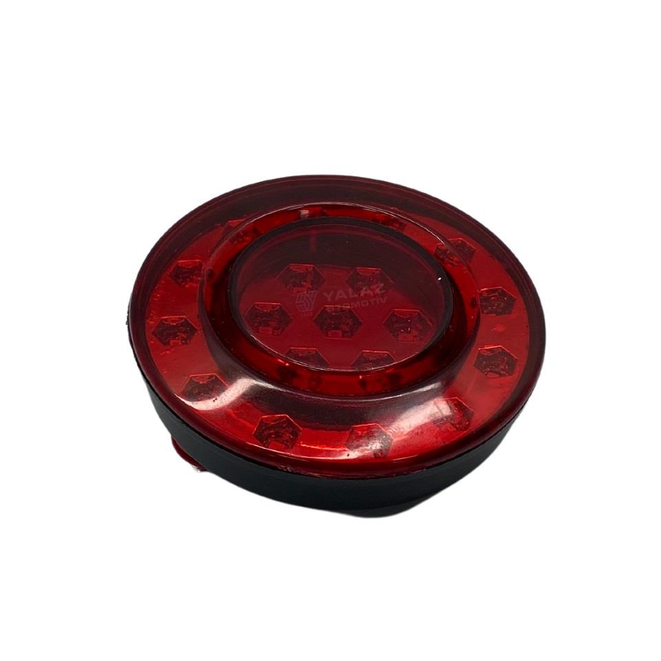 24V STOP LAMBASI LED KIRMIZI ISUZU TURKUAZ/NEOPLAN OTOBÜS (KOMPLE) (100 MM)