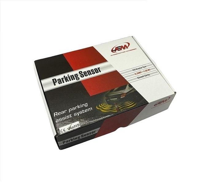 PARK SENSÖRÜ SES İKAZLI+OVAL GÖSTERGELİ (18 MM) SİYAH