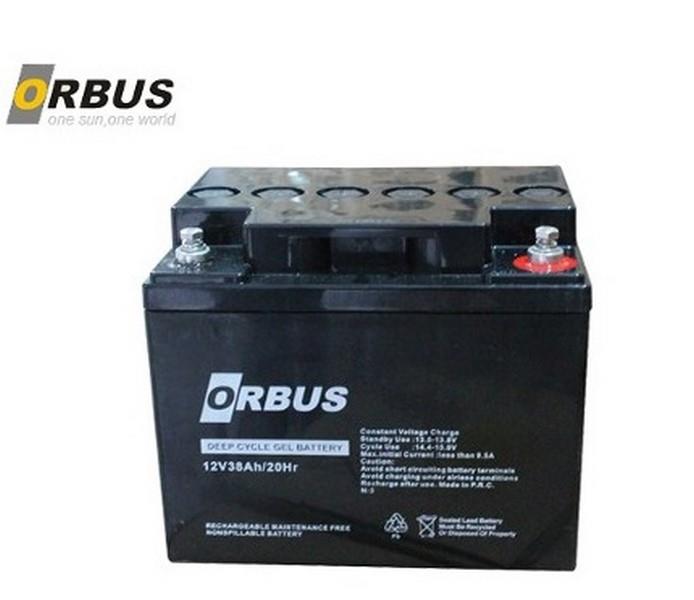 ORBUS 12V 38 AH ENGELLİ ARAÇ AKÜSÜ JEL (197*165*170) TSE'Lİ